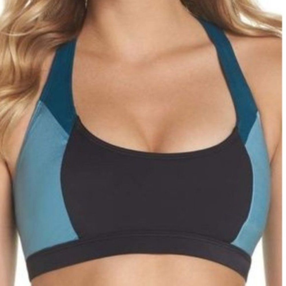 Zella Teal chlorine resistant Top size XS